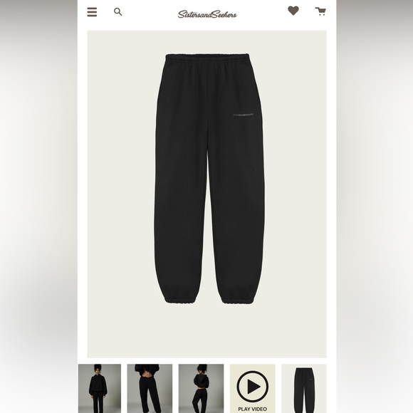 SISTERS AND SEEKERS GEAR SWEATPANTS IN ROAD - Picture 3 of 10